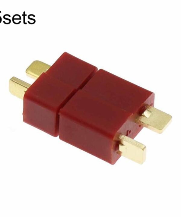 5sets T-Type Connector Plug Matching Socket, Male + Female