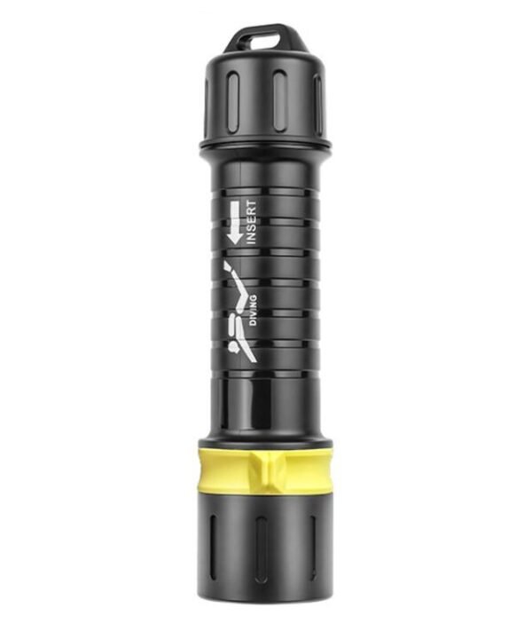 XHP70 LED IPX8 Waterproof High-Power Diving Flashlight Magnetic Control Switch Rechargeable Dive Light, Built In 21700 Battery, Without Battery