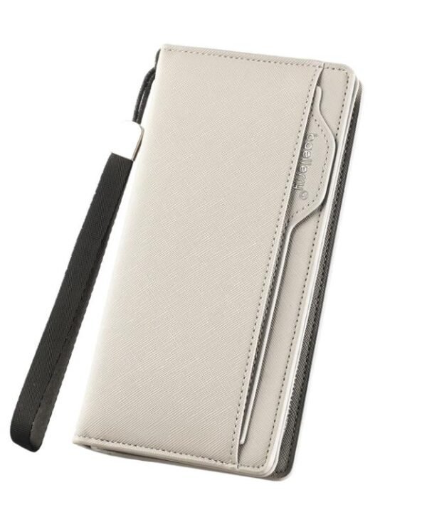 Baellerry C3259 Men Long Wallet Multi-Card Holder Clutch Business Casual Zipper Bag