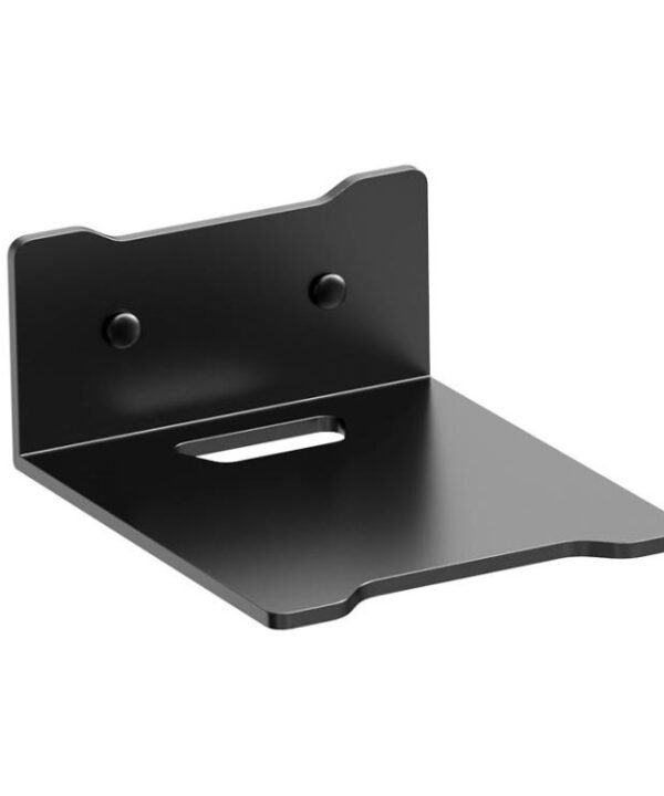 No Drill Wall Mount Shelf Carbon Steel Organizer for Projector, Camera, Router, TV Set-Top Box with Cable Hole Design, Small Black, Medium Black, Large Black, Small White, Medium White, Large White