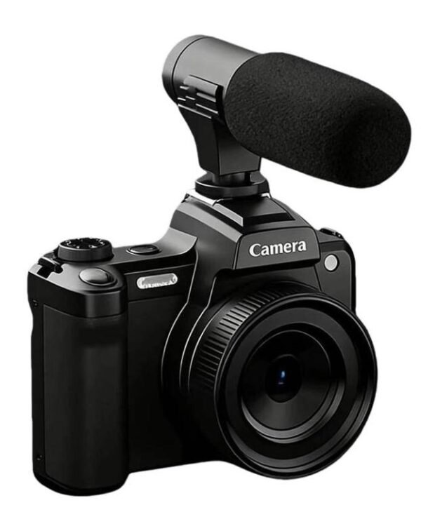HD Retro Digital Camcorder Camera Portable Micro DSLR Camera, DC101 + Microphone, DC101 + Fill Light, DC101 + Microphone + Fill Light