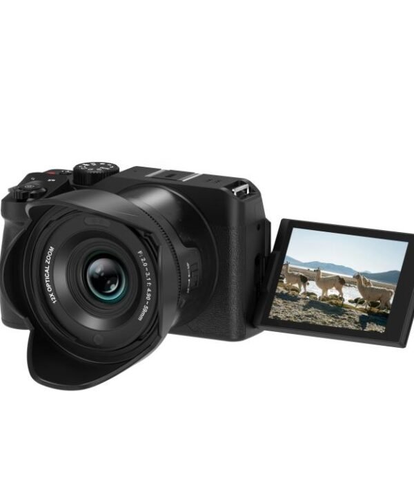 G650 5K / 72MP WiFi Digital Video Camera Camcorder 2.8 Inch IPS Screen 12X Optical Zoom, G650