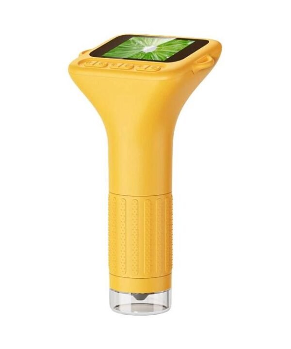 H375 2 Inch IPS Screen Manual Focus Microscope Rechargeable Kids Microscope With Light