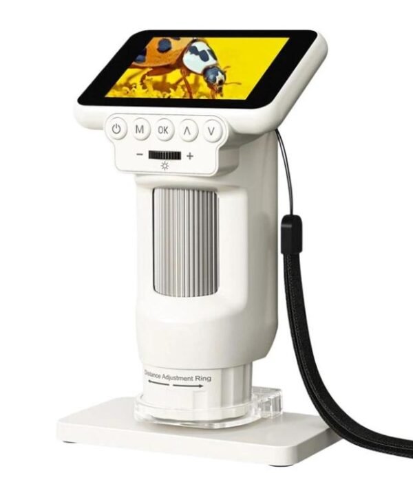 H013 2.8 Inch Digital Handheld HD Portable Electronic Microscope Rechargeable Kids Microscope With Light