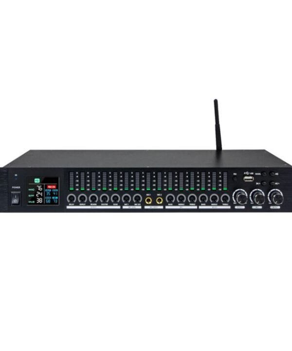 LD1500 Preamp Effects Processor Bluetooth Performance Reverb Processor Spectrum Equalizer Microphone Feedback Suppressor Tuner, US Plug, EU Plug, UK Plug, AU Plug