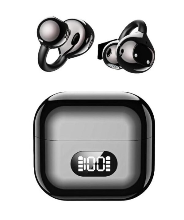 X62 150 Languages AI Translation Earphones Clip-On Digital Display Smart Bluetooth Earphones