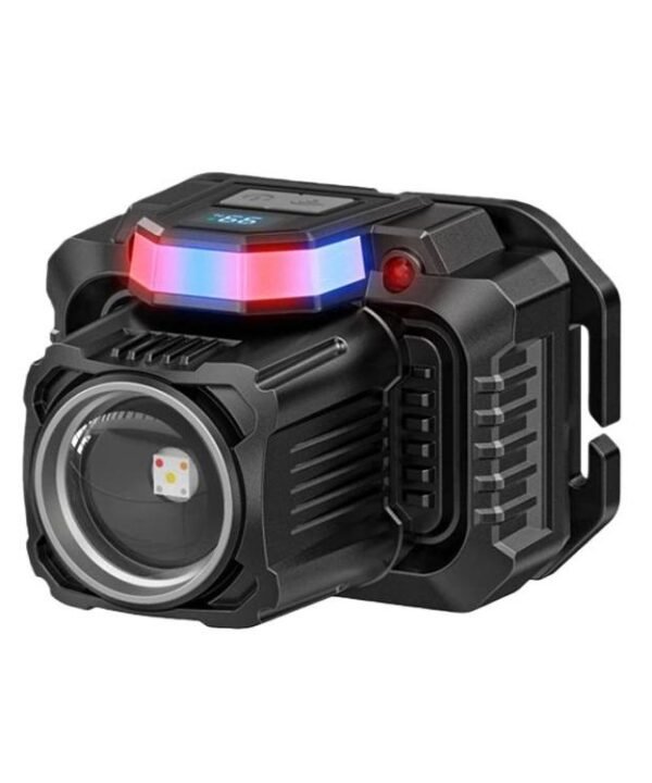SMILING SHARK TD-0282A-5 Digital Display Zoom High Brightness Headlamp Motion Sensing Hands-Free Work Light