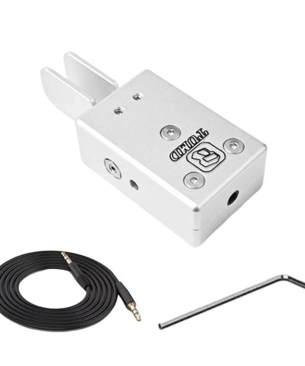 Portable Dual-Paddle Automatic Key Wireless Shortwave Morse Code, Silver