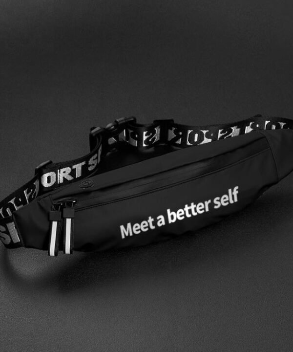 Reflective Outdoor Sports Waist Pack For Men Women Waterproof Casual Crossbody Bag