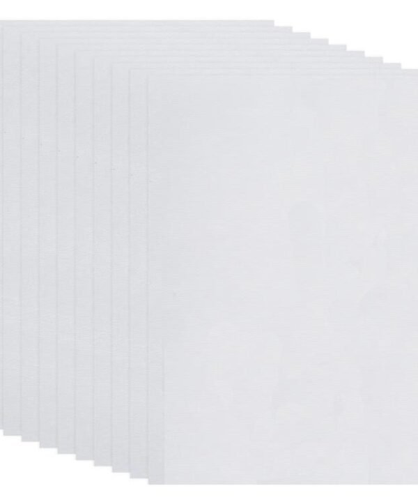 Odorless A4 Water-Soluble Adhesive Non-Woven Fabric Self-Adhesive DIY Embroidery Paper, 10pcs 21 x 30cm