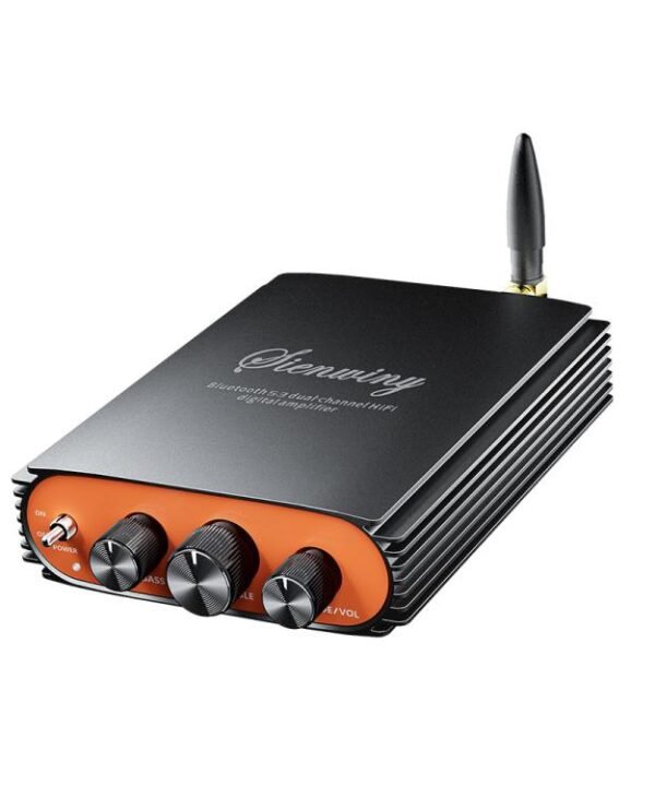 Sienwiny YS-KL5 Bluetooth 5.3 Dual-Channel TPA3255 Chip 600W High-Power HiFi Digital Amplifier, EU Plug, US Plug