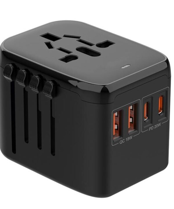 PD20W Multi-Function Travel Charger GaN 2 USB + 2 Type-C Universal Fast Charging, 212PQ