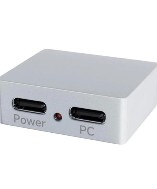Type-C Power And Signal Splitter CNC Aluminum Alloy Case With Indicator, Waveshare 33502