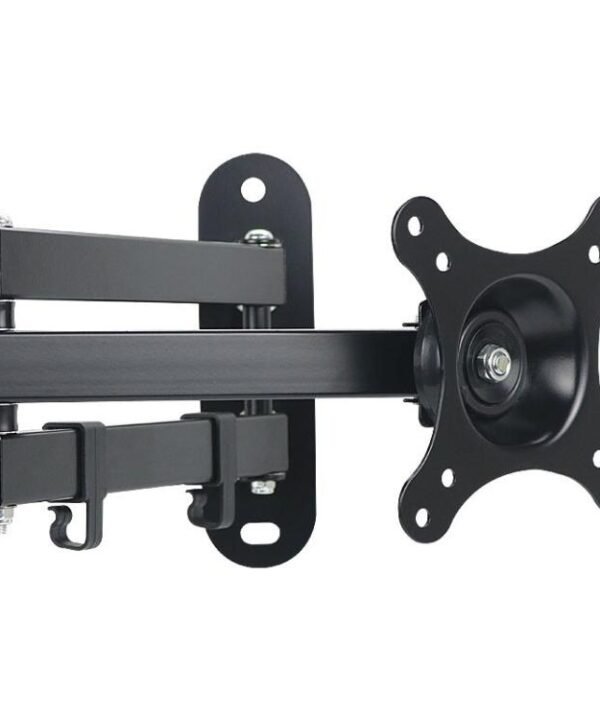 Telescopic Rotating Monitor Mount Wall Bracket for 10-24 Inch TV LCD Screens, 116B
