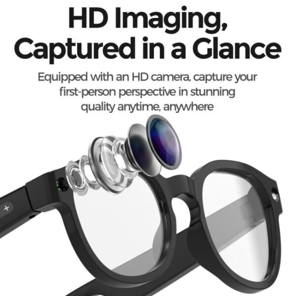 AIMB-S1 Smart Glasses Support 2MP Camera, 1080P Video Recording, Audio Recording & AI Translation