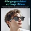 CY01 Smart Glasses Support 8MP Video Recording, AI Simultaneous Translation & Human Recognition, 16GB, 32GB
