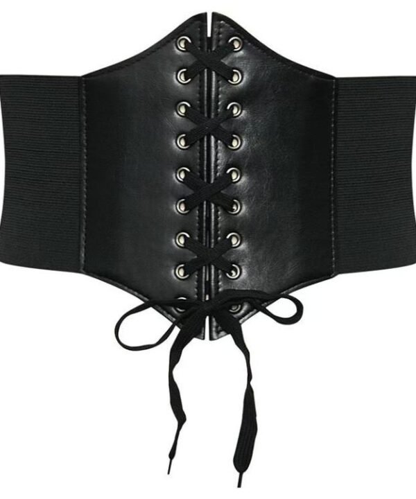 Elastic Waist Belt Slimming Effect Shirts Stretchy Waist Cincher