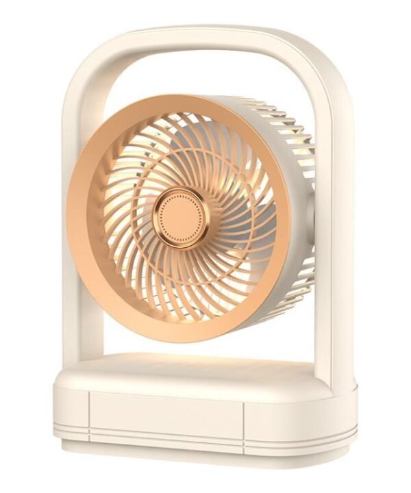 Desktop Wall-Mounted Electric Fan With Light Air Circulation Fan