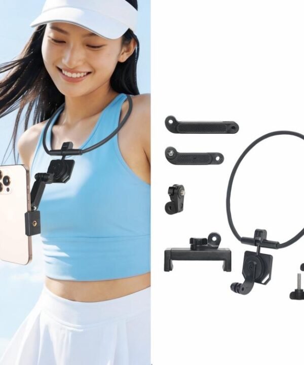POV Neck Mount For Cell Phone & Action Camera Quick-Release Neck Holder With Extension Rod, Standard, Standard With Fixed Strap, Extra Large, Extra Large With Strap