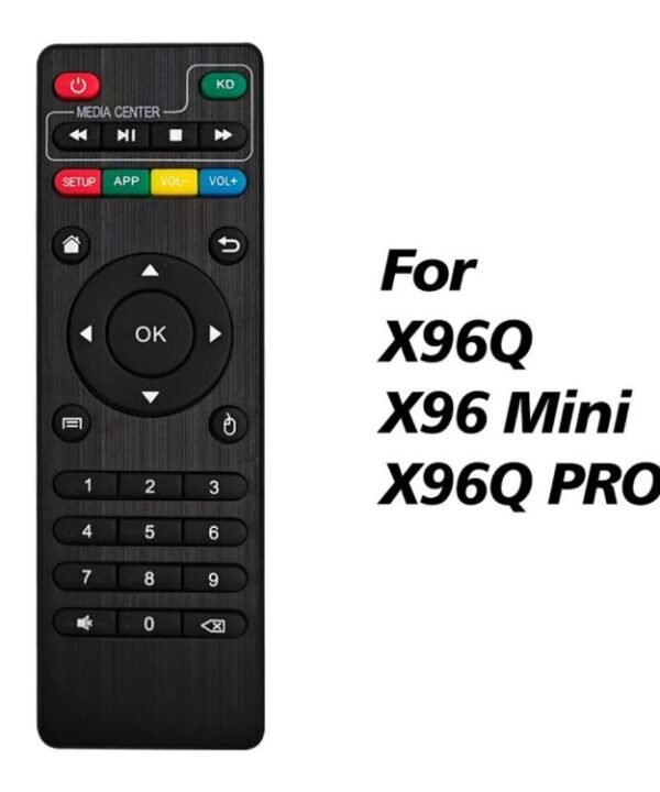 Replacement Remote Control For Android TV Box, Compatible With MXQ, X96Q, X96 Mini, X96Q Pro, T95X, V88, TX6