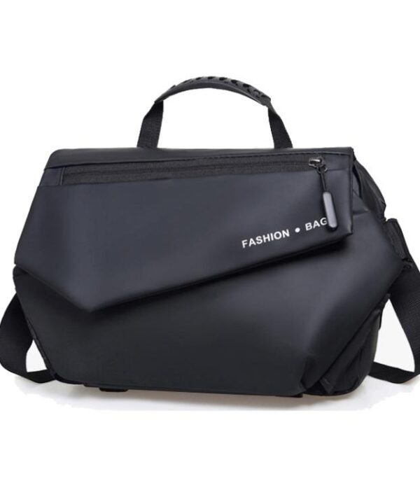 WEIXIER Large Capacity Messenger Bag for Men, Water Resistant Crossbody Shoulder Bag Multi-Pocket Briefcase with Luggage Strap
