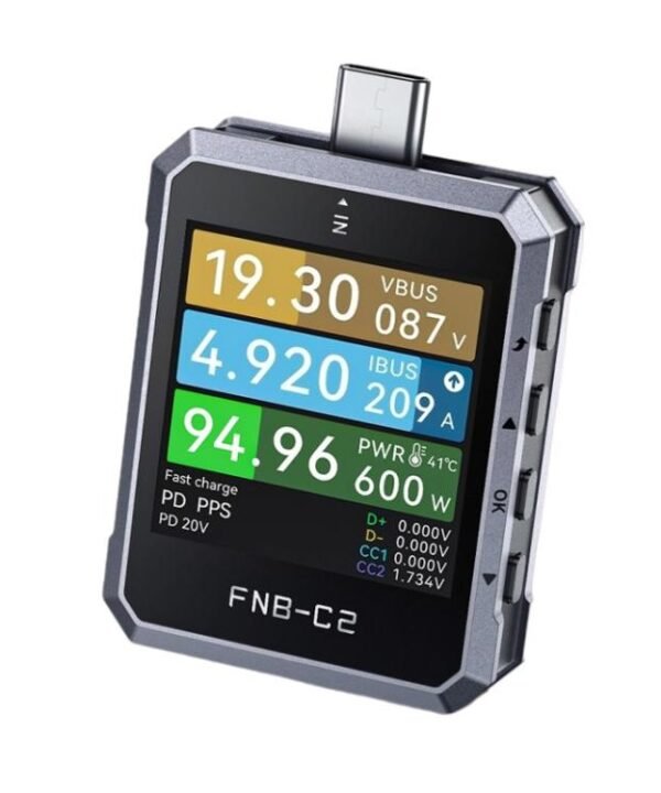 FNIRSI FNB-C2 PD3.1 Voltage & Current Meter Type-C Fast Charging Protocol Tester