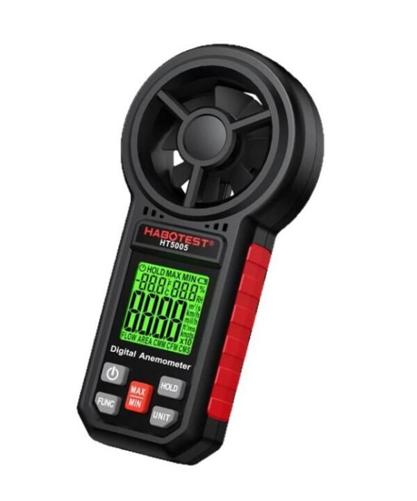 HABOTEST HT5005 Portable Digital Anemometer With Display Screen High Precision Wind Speed & Wind Temperature Tester