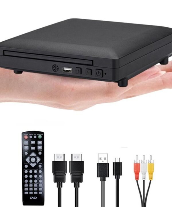 Portable Home DVD/EVD/VCD High-Definition Mini Disc Player, US Plug, EU Plug