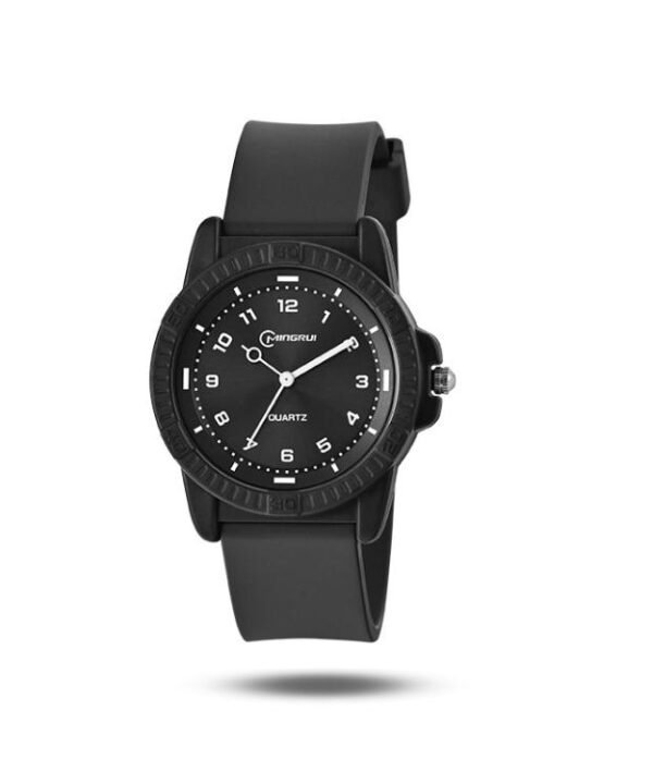 MINGRUI Quartz Watch for Boys Girls Students 30M Waterproof Minimalist Analog Wrist Watch with Soft Silicone Strap