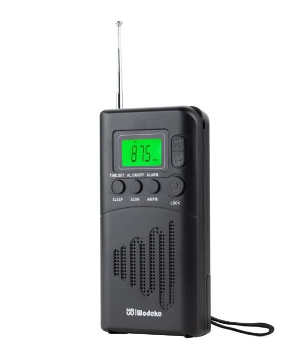 WDK Portable FM/AM Full-Band Mini Digital Display Radio, For EU, For US