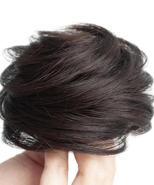 Women Wig Bun Hair Ring Lazy Hair Styling Artifact, Realistic Hair Bun, Straight Hair Brown Black, Straight Hair Black, Straight Hair Dark Brown, Straight Hair Light Brown, Curly Hair Brown Black, Curly Hair Black, Curly Hair Dark Brown...