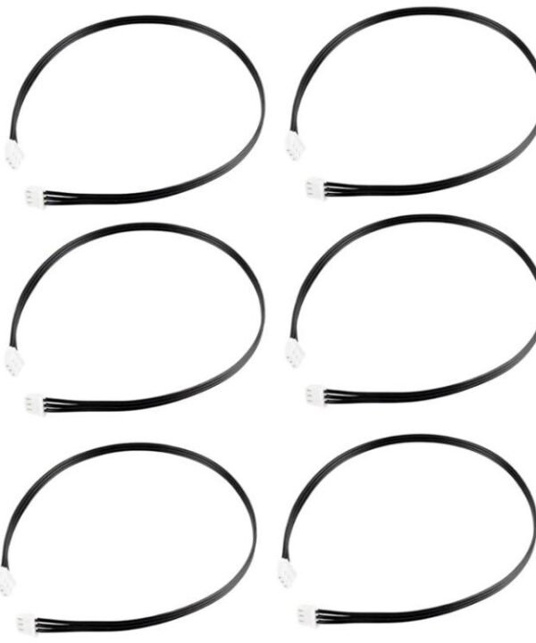 Waveshare 5264-3PIN Servo Cable Compatible With ST / SC / CF Series Servos, 6pcs 300mm, 6pcs 900mm, 3pcs 300mm + 3pcs 900mm