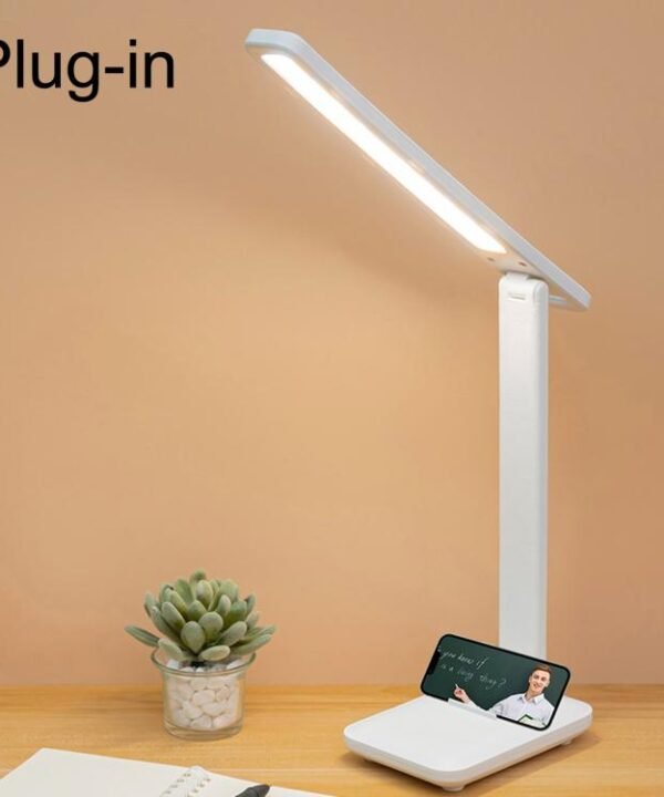 Xiajule Three-Color Temperature LED Folding Eye-Caring Desk Lamp, USB Stepless Dimmable Reading Light For Bedroom Dormitory, Plug-in, Rechargeable 500mAh, Rechargeable 800mAh, Rechargeable 1200mAh