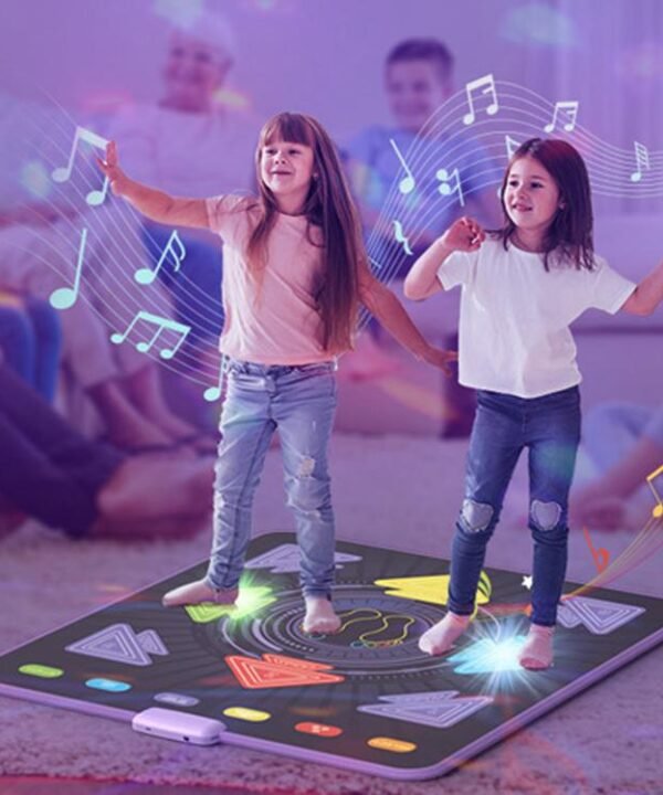 Home Sports Kids Light-Up Dance Mat, Wireless Musical Fitness Dance Machine