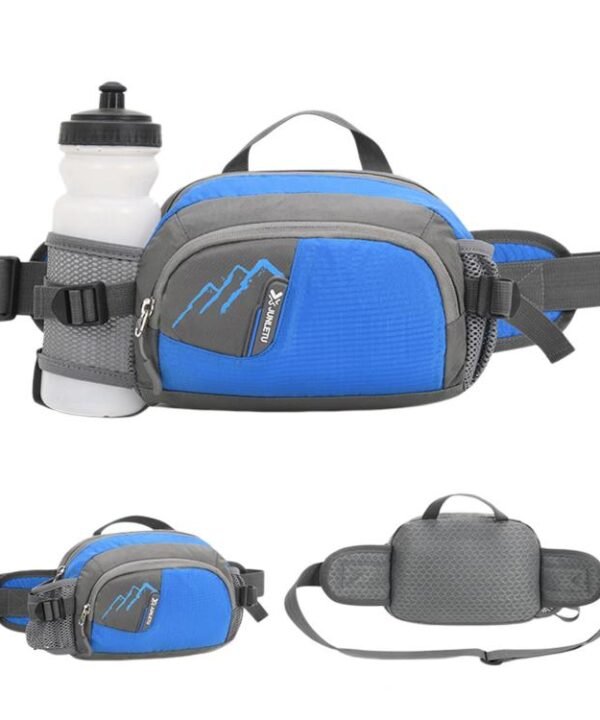 Outdoor Hiking Waist Pack Large Capacity Waterproof Sports Running Water Bottle Bag