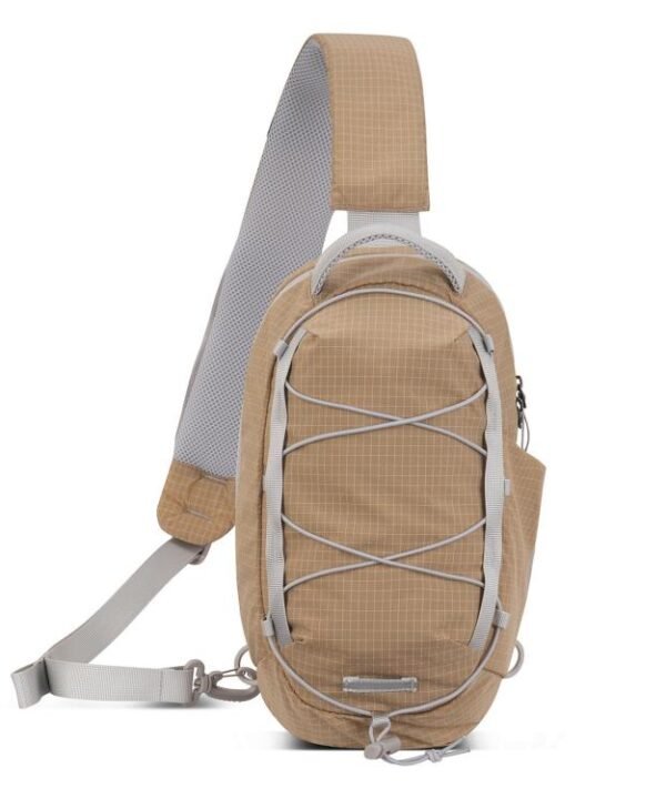 Sports Shoulder Crossbody Bag Lightweight Portable Nylon Waterproof Outdoor Casual Chest Bag