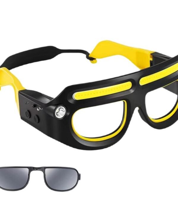 Glasses Style LED Induction Headlamp, Outdoor Head Light For Night Fishing & Maintenance