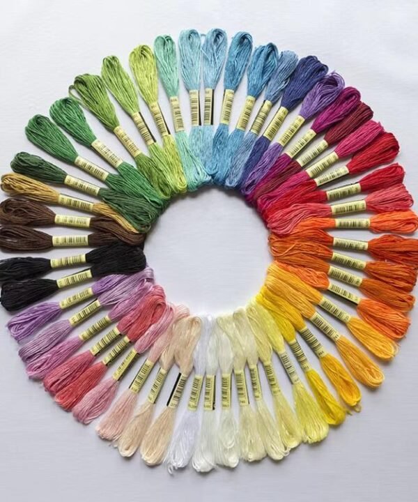 8m 6-strand Polyester Embroidery Thread Handicraft Sewing Thread