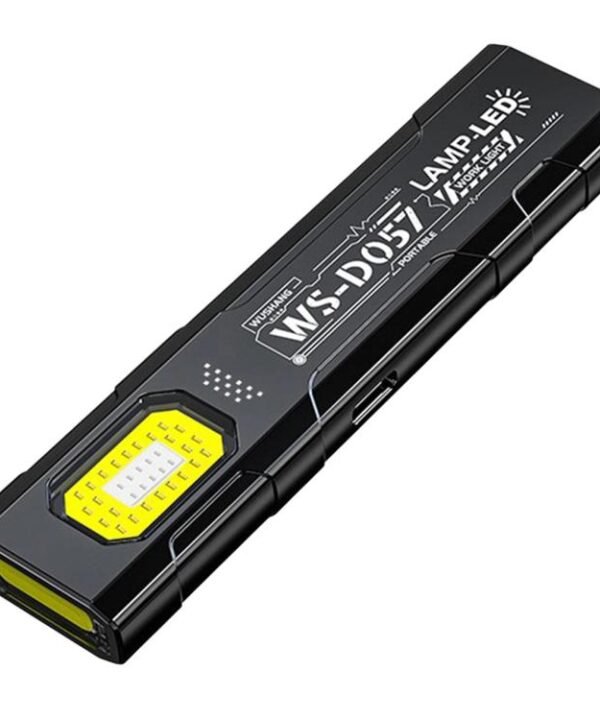 WS-D057 Ultra-Thin Multifunctional COB High Bright Flashlight Outdoor Portable Clip-On Magnetic LED Work Light