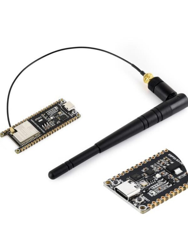 Waveshare ESP32-S3 1U-N16R8 Microcontroller 2.4GHz Wi-Fi Development Board 240MHz Dual Core Processor, Without Header, With Pre-soldered Headers