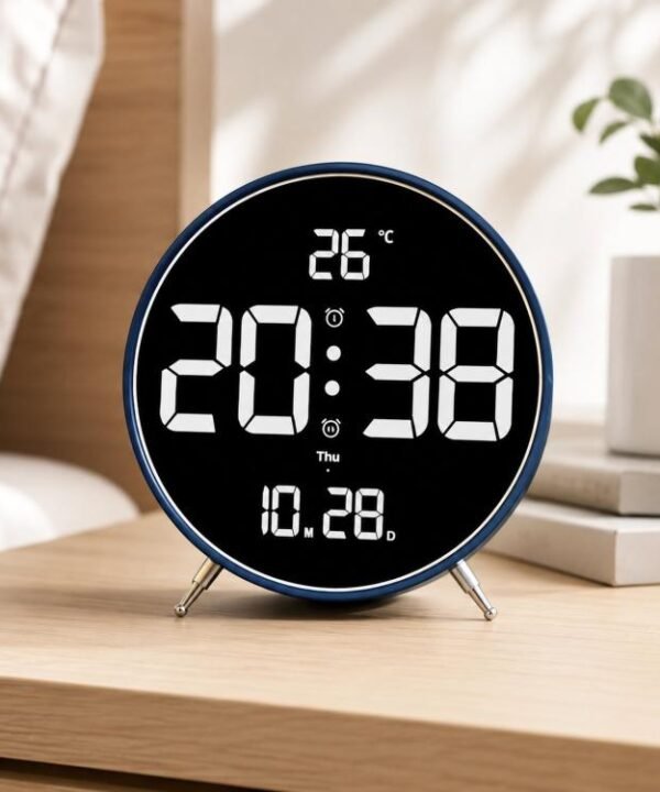 8.3-inch Large LED Digital Alarm Clock Adjustable Brightness with Temperature / Date / Week & Dual Alarms