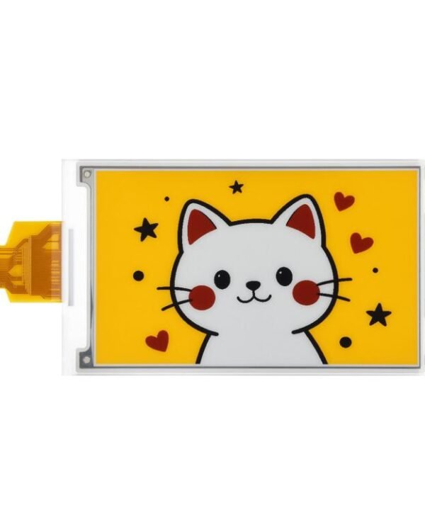 Waveshare 4.26inch E-Paper Display 800 × 480 Resolution Red/Yellow/Black/White, The Raw Display Only, With Driver Board