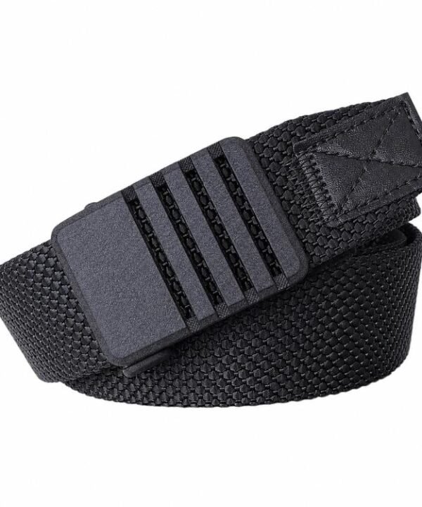 Automatic Buckle Nylon Belt Men Belt For Business Casual Denim Wear, 105cm, 115cm, 125cm