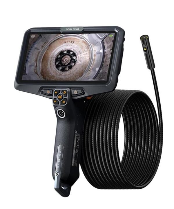 TESLONG NTS600 6 Inch Large Screen HD Industrial Endoscope IP67 Waterproof Inspection Camera, NTS600