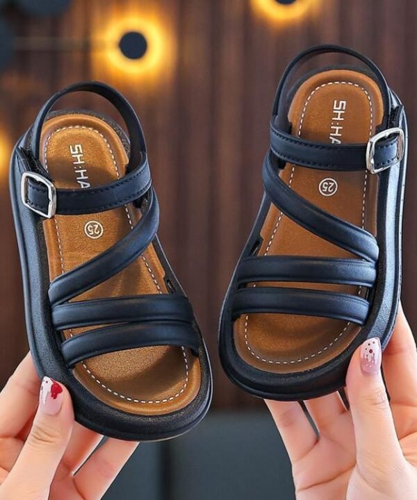 Open-Toe Elegant Sandals For Girls Cute Summer Sandals For Students, 21 Inner Length 13.5cm, 22 Inner Length 14cm, 23 Inner Length 14.5cm, 24 Inner Length 15cm, 25 Inner Length 15.5cm, 26 Inner Length 16cm, 27 Inner Length 16.5cm, 28 Inner Length 17cm...