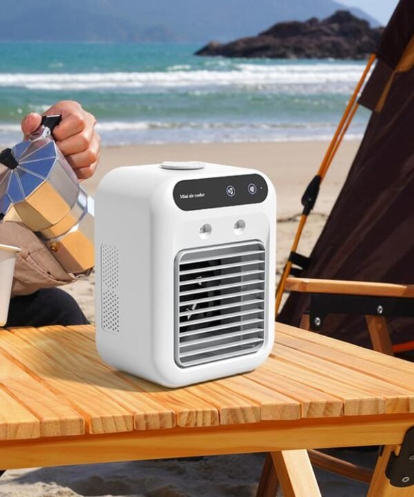 Mini Household Air Cooler, Desktop Cooling Fan With Mist Spray & Humidification Function, L7