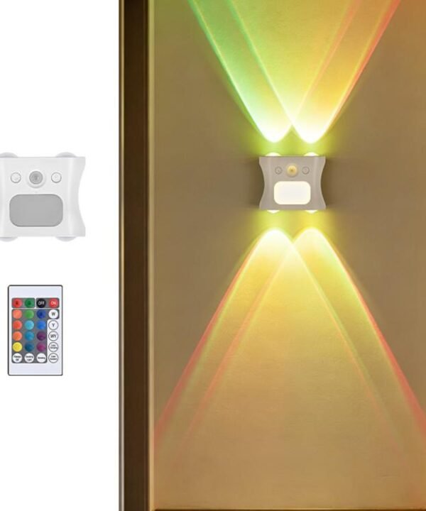 Smart RGB Gradient Ambient Night Light Motion Sensor Magnetic Wall Spot Lamp