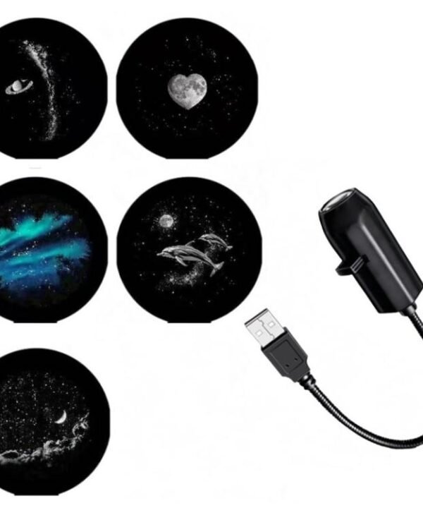 USB LED Projector Light Night Lamp With Replaceable Slides For Bedroom, Milky Way 5-Pack, Butterfly 3-Pack, Whale 3-Pack, Ocean 6-Pack, Planet 3-Pack, Planet 6-Pack, Planet 10-Pack, Christmas 3-Pack, Christmas 4-Pack