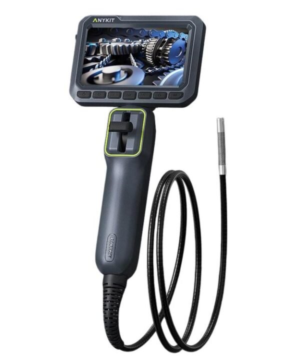 ANYKIT AD430 360-Degree Rotating Industrial Endoscope HD 4.3 inch Screen Pipe & Auto Inspection Borescope, AD430