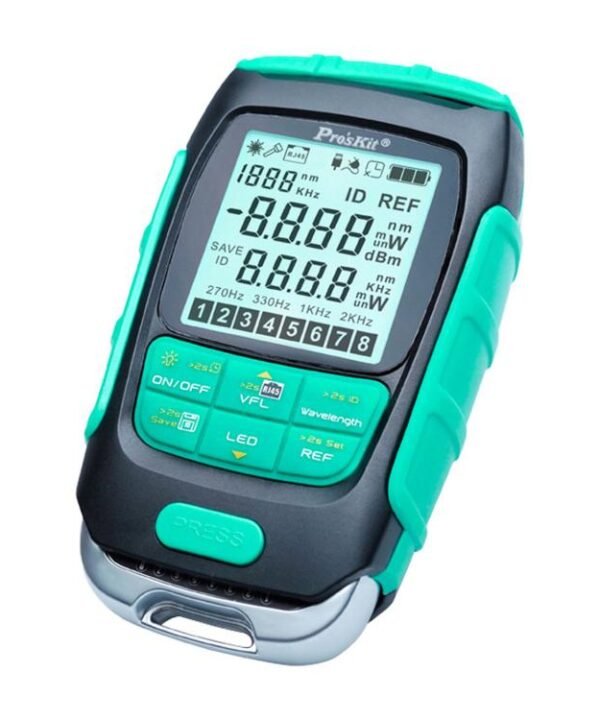 Multifunctional Optical Power Meter 4 In 1 Fiber Optic Tester, Proskit MT-7615-C 15nW, Proskit MT-7616-C 30nW